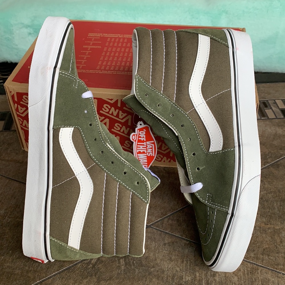 VANS SK8-HI Grape Leaf/True White WMNS
